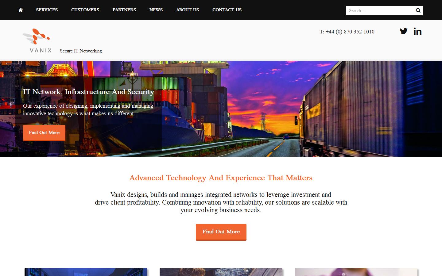 Vanix LLP Website