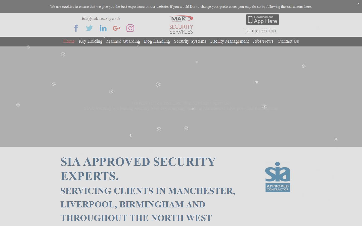 Mak Integrated Security Services Website