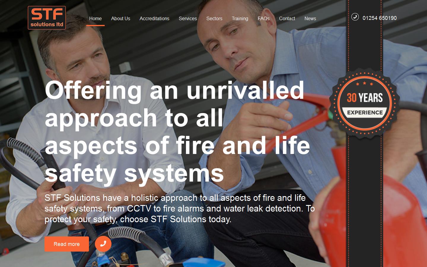 STF Solutions Ltd Website