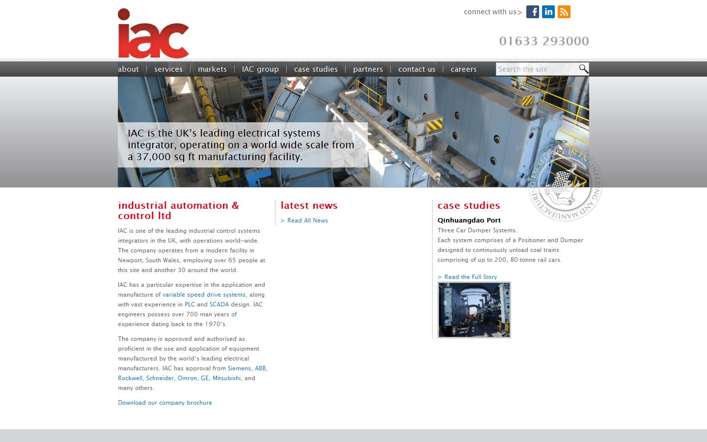 Industrial Automation & Control Ltd (IAC) Website