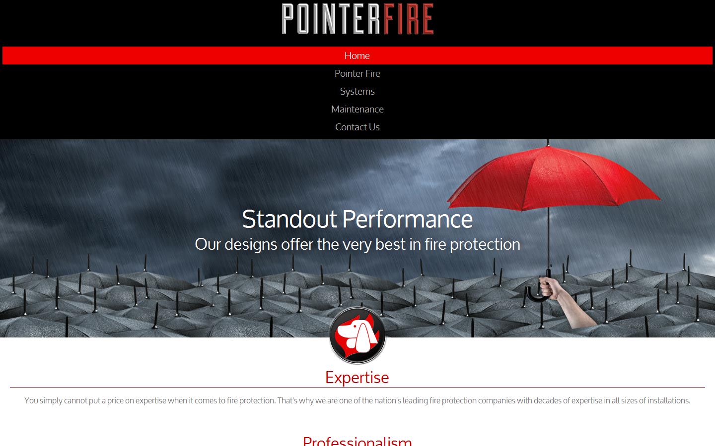 Pointer Fire Website