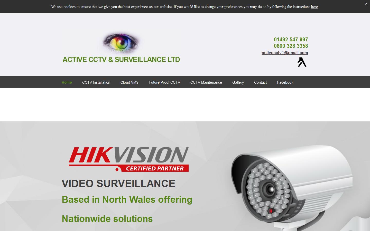 Active C C T V & Surveillance Systems Ltd Website