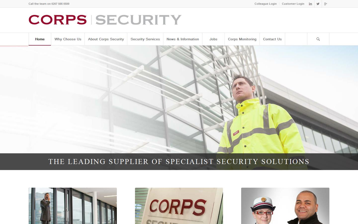 Corps Security Website