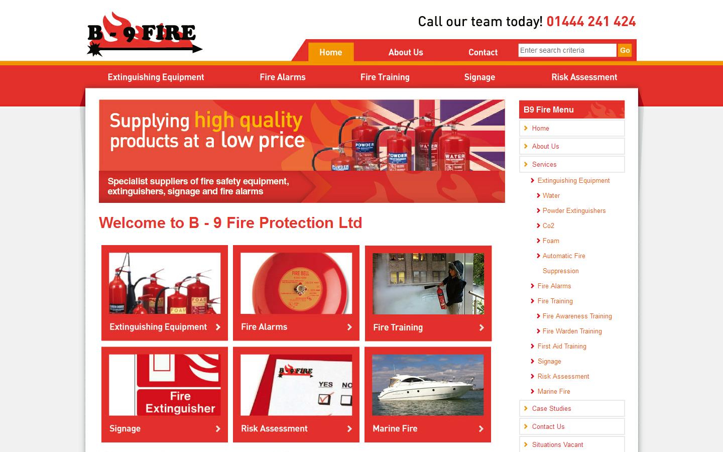 B-9 Fire Website