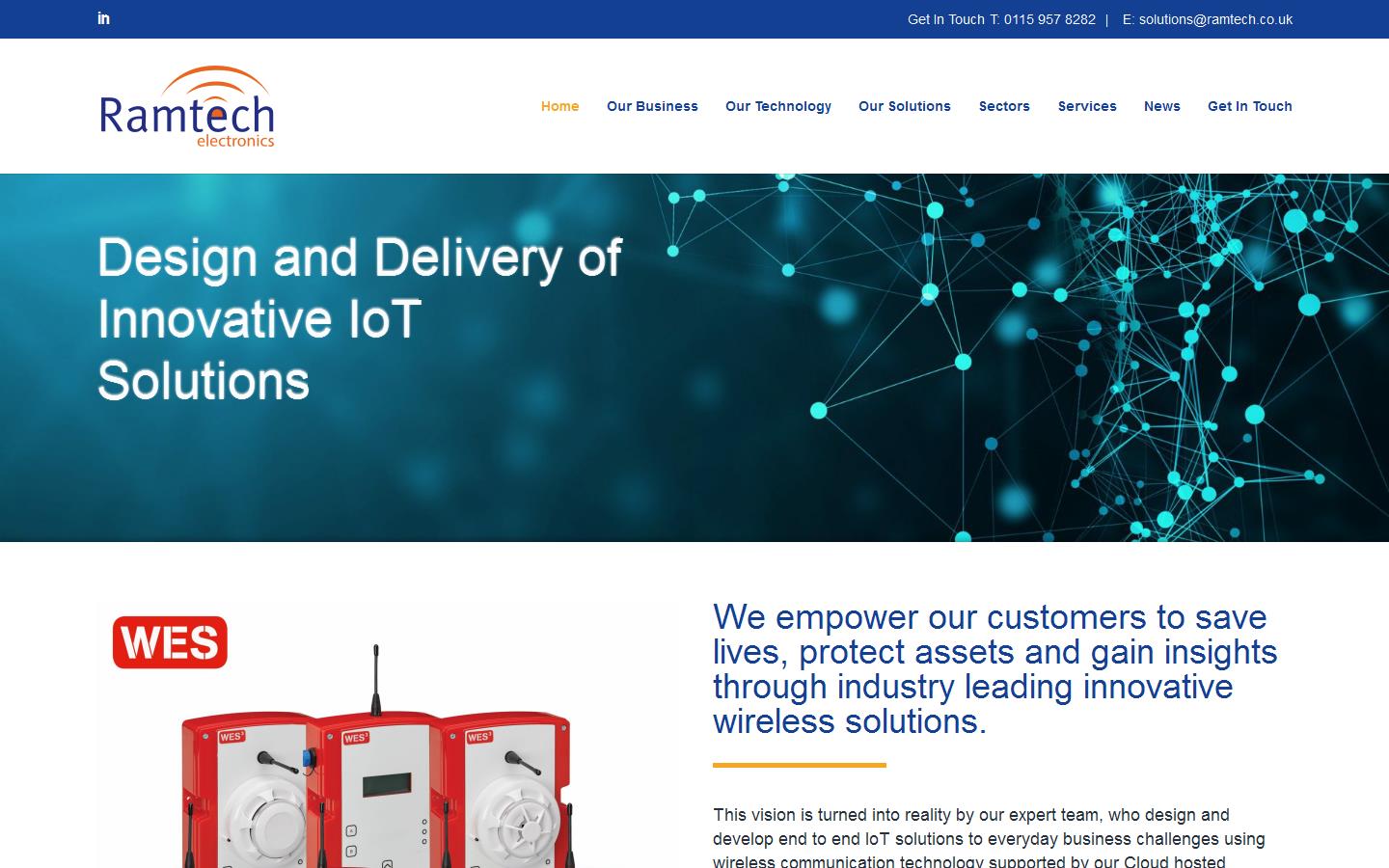 Ramtech Electronics Website