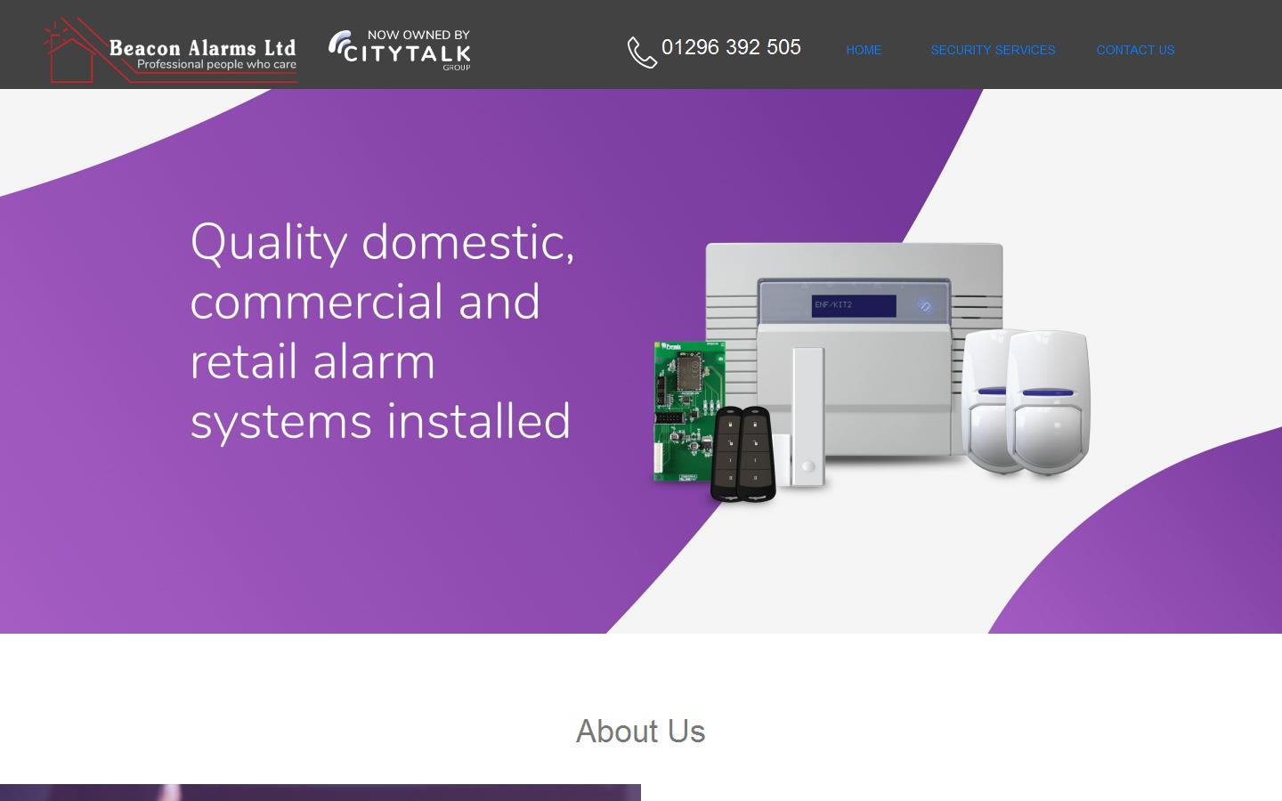 Beacon Alarms Ltd Website