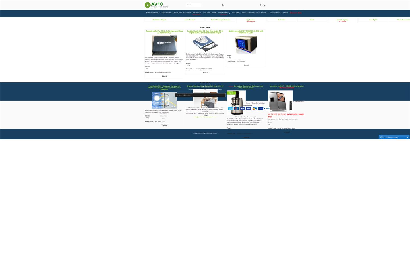 Aving UK Website