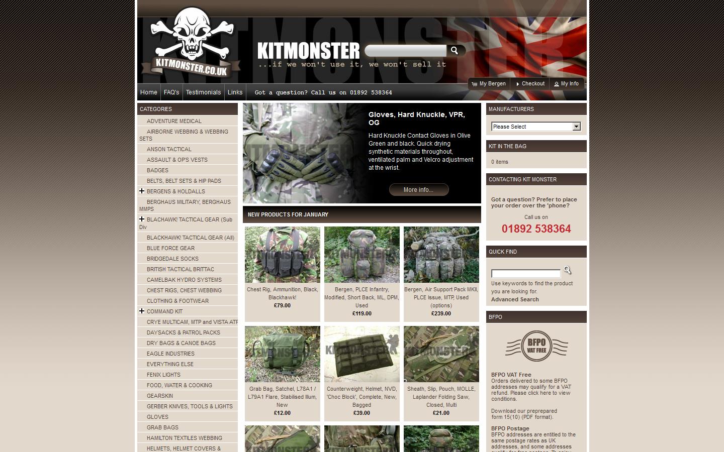 Kit Monster Website