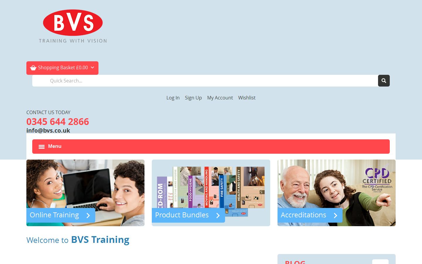 BVS Ltd Website
