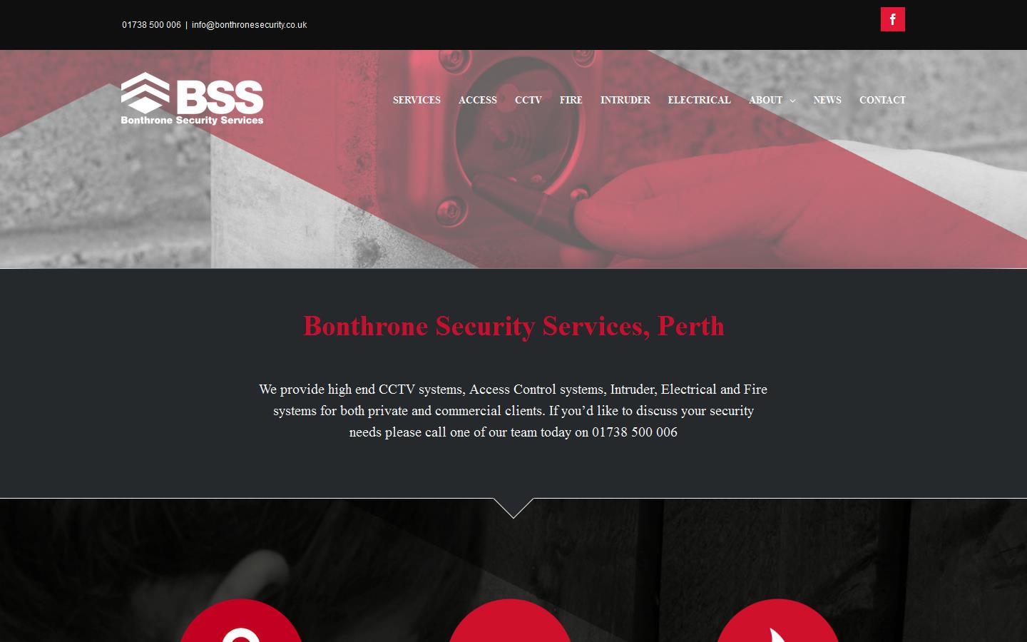 Bonthrone Security Services Website