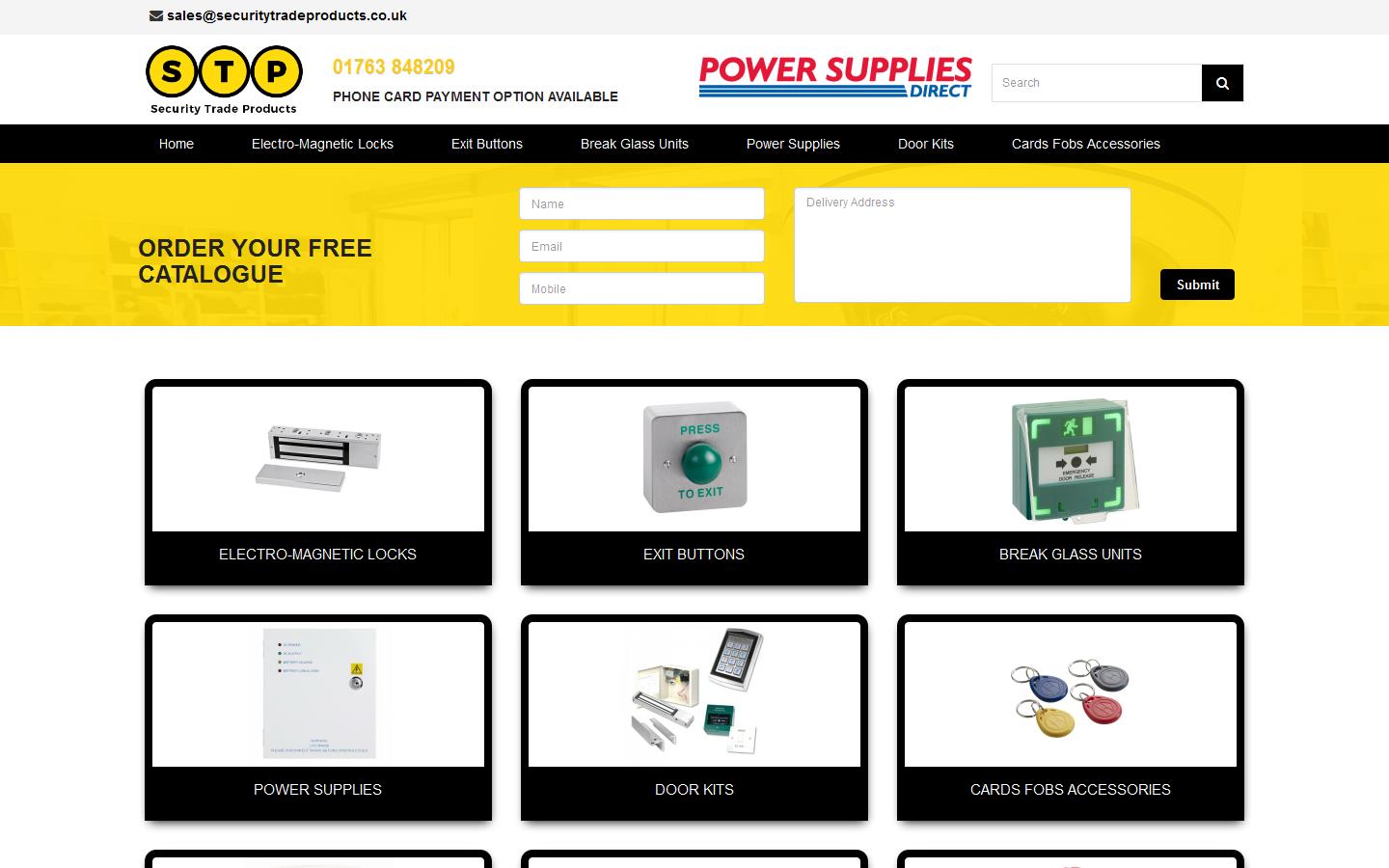 Security Trade Products Website