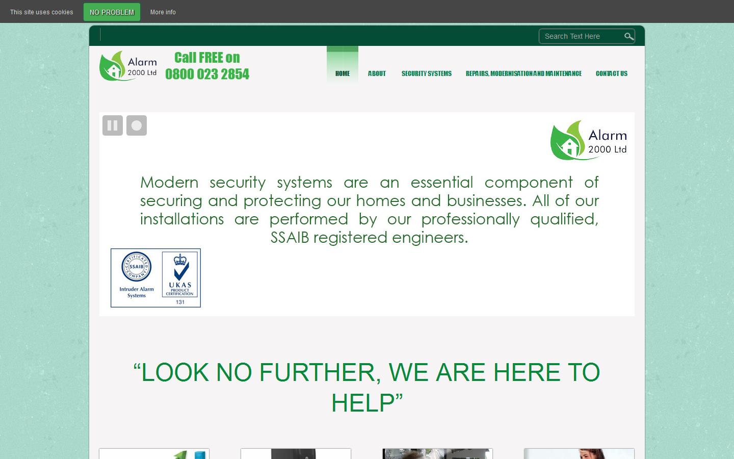 Alarm 2000 Ltd Website