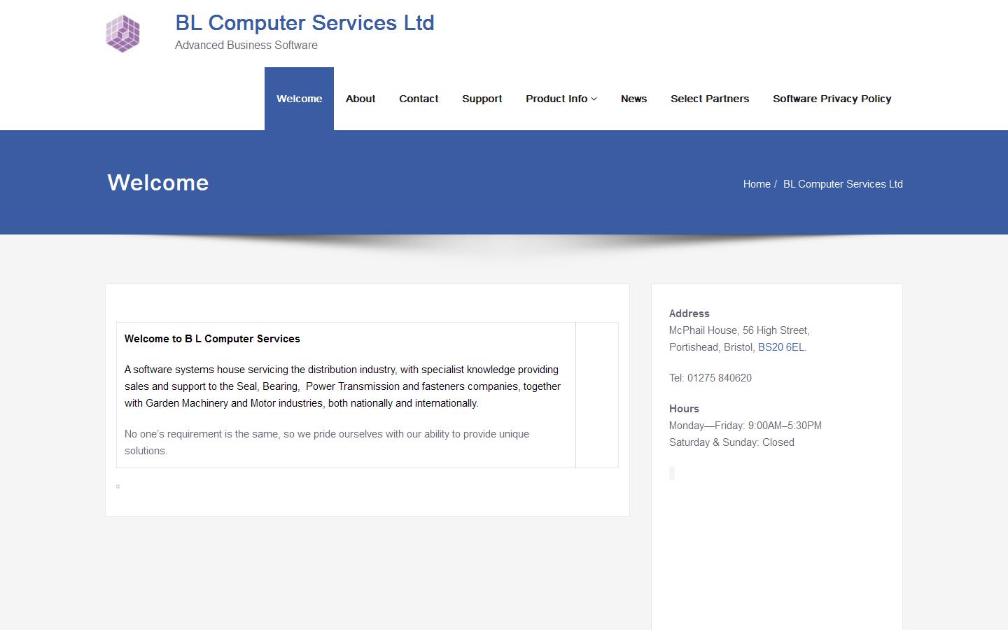 B L Computer Services Ltd Website