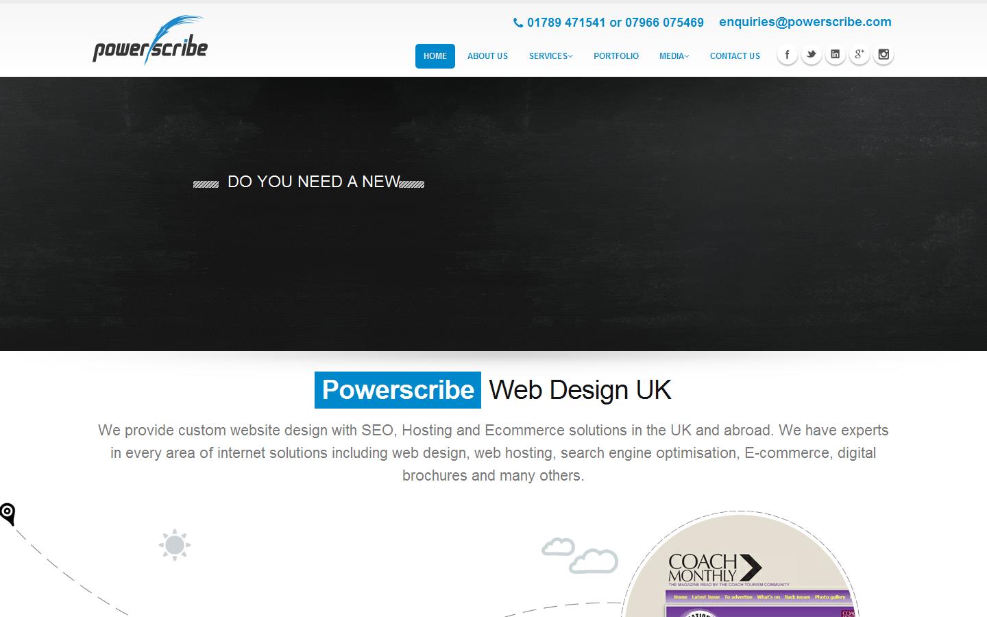 Powerscribe Website