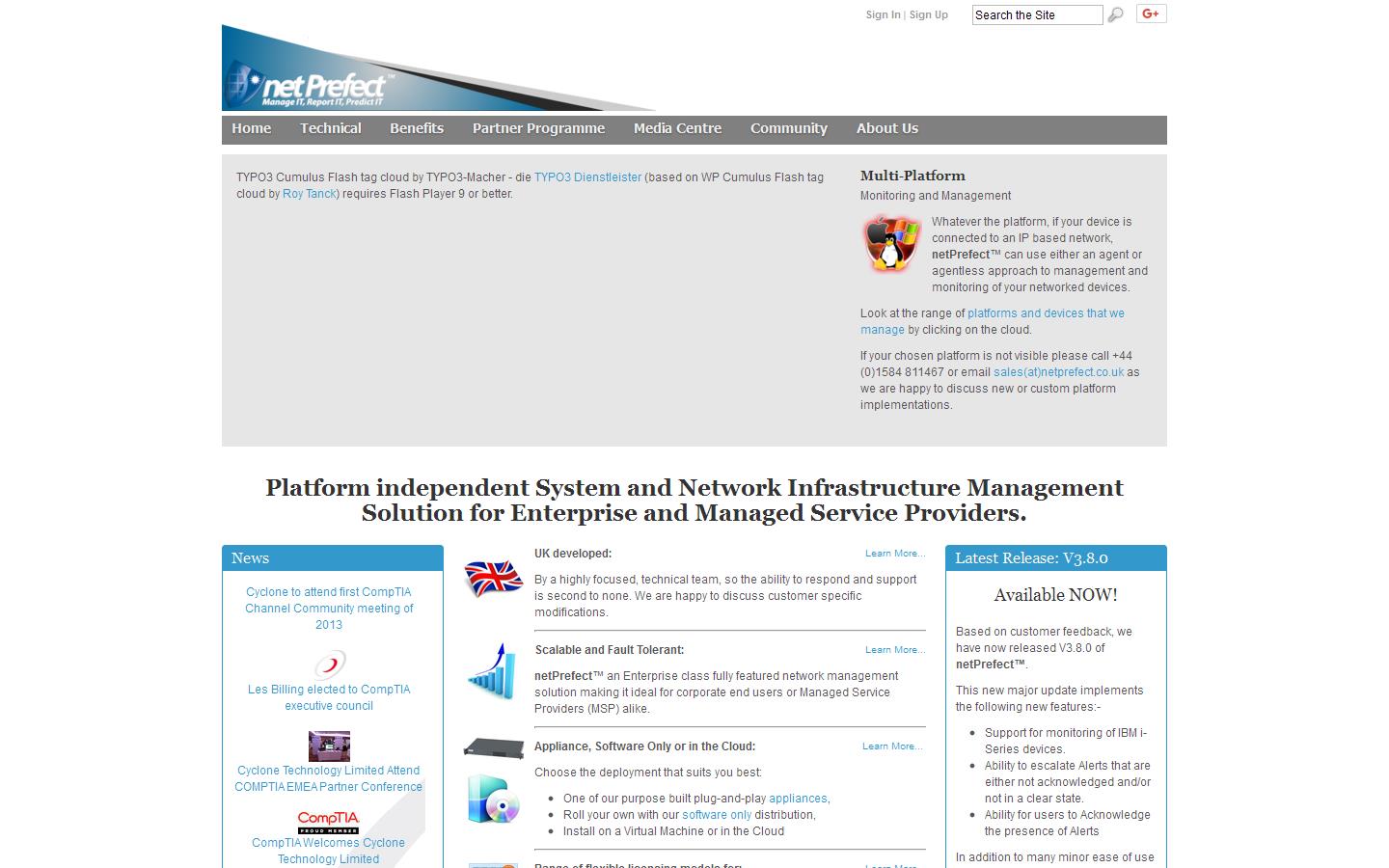 Cyclone Technology Website