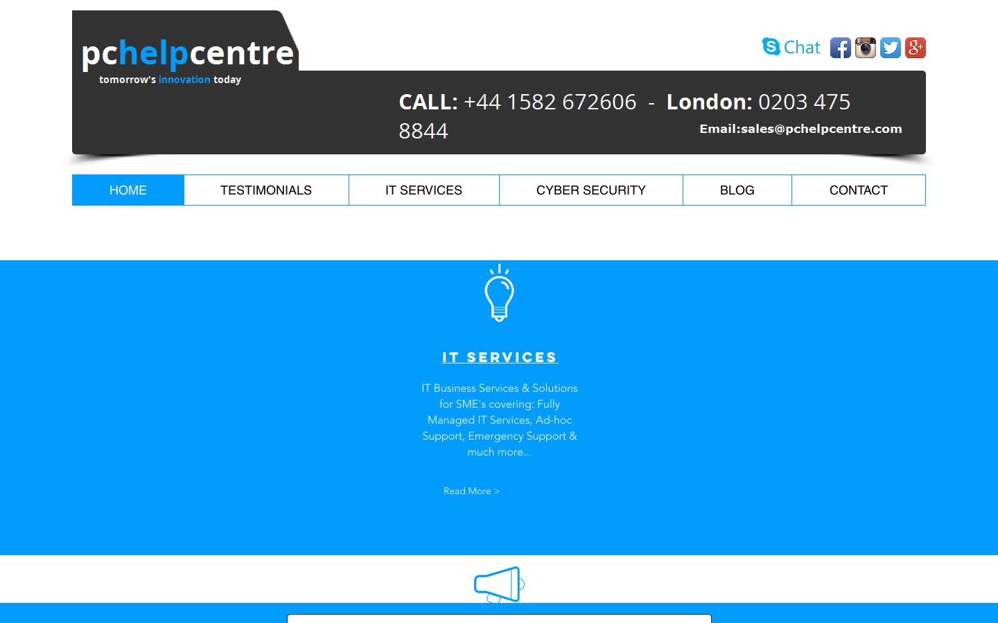 P C Help Centre Ltd Website