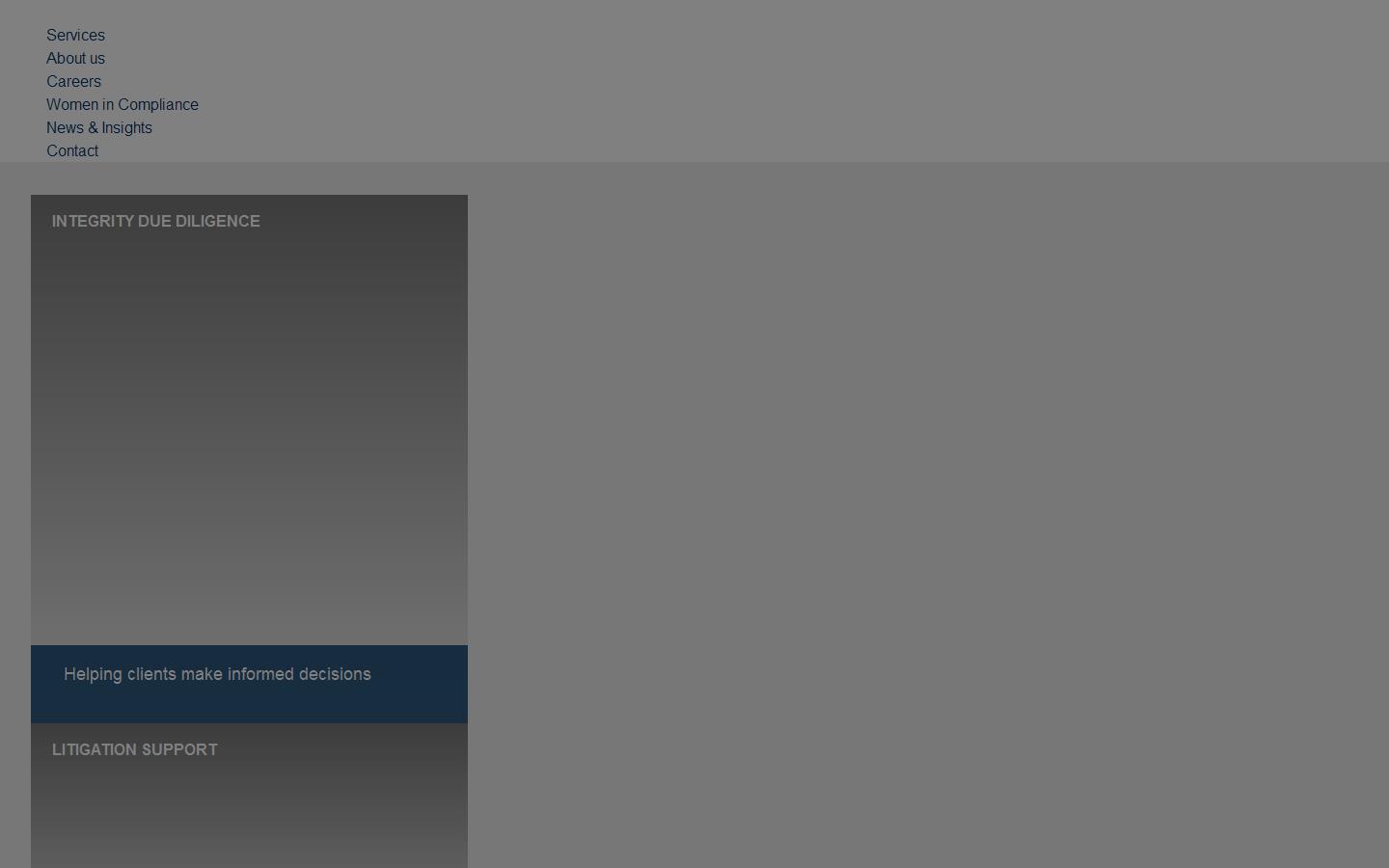 Risk Advisory Website
