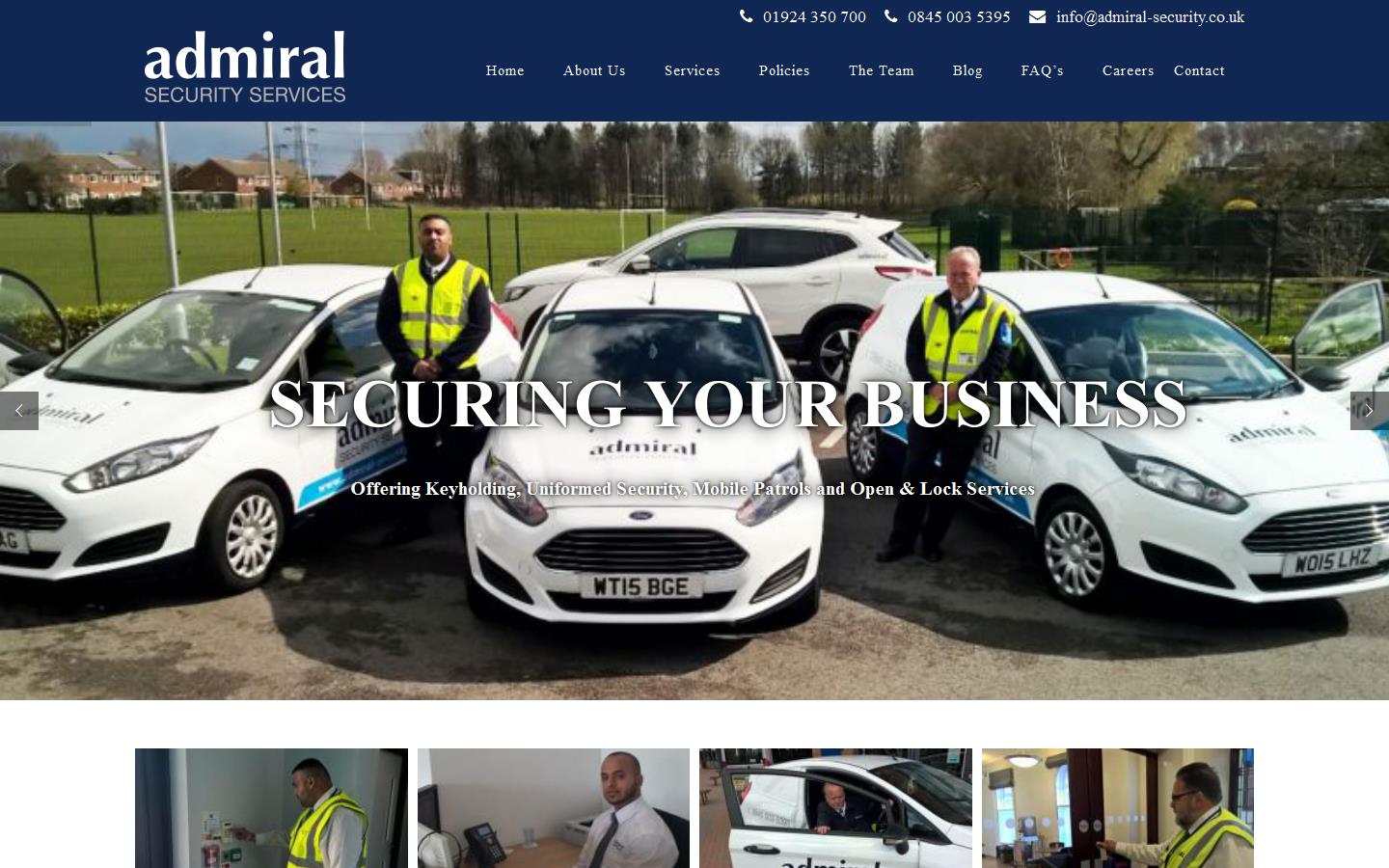 Admiral Security Services Website