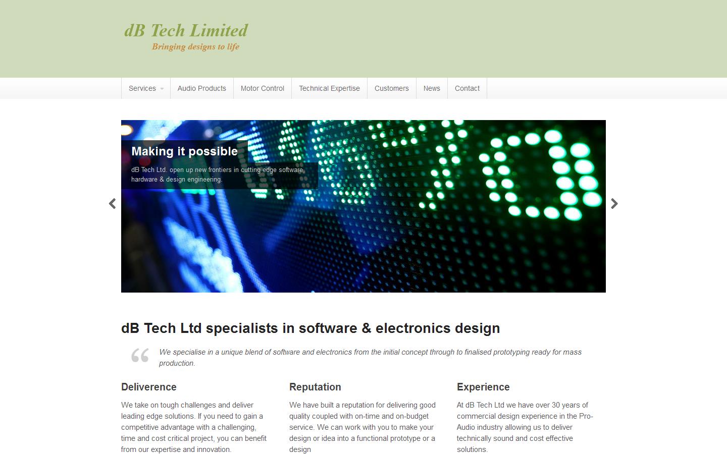 D B Tech Ltd Website