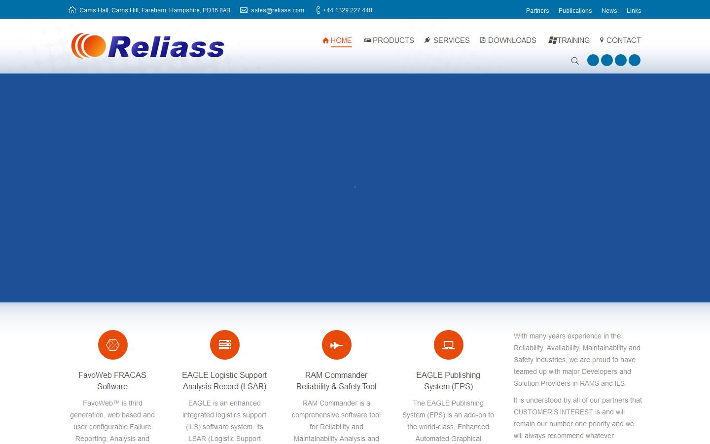 Reliass Website