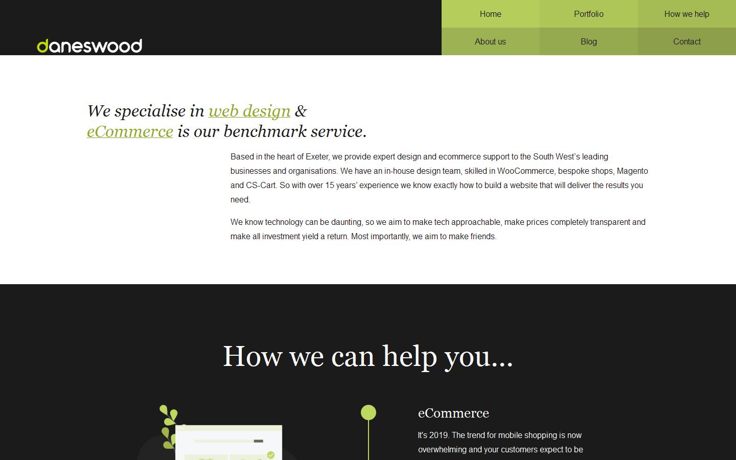 Daneswood Solutions Ltd Website