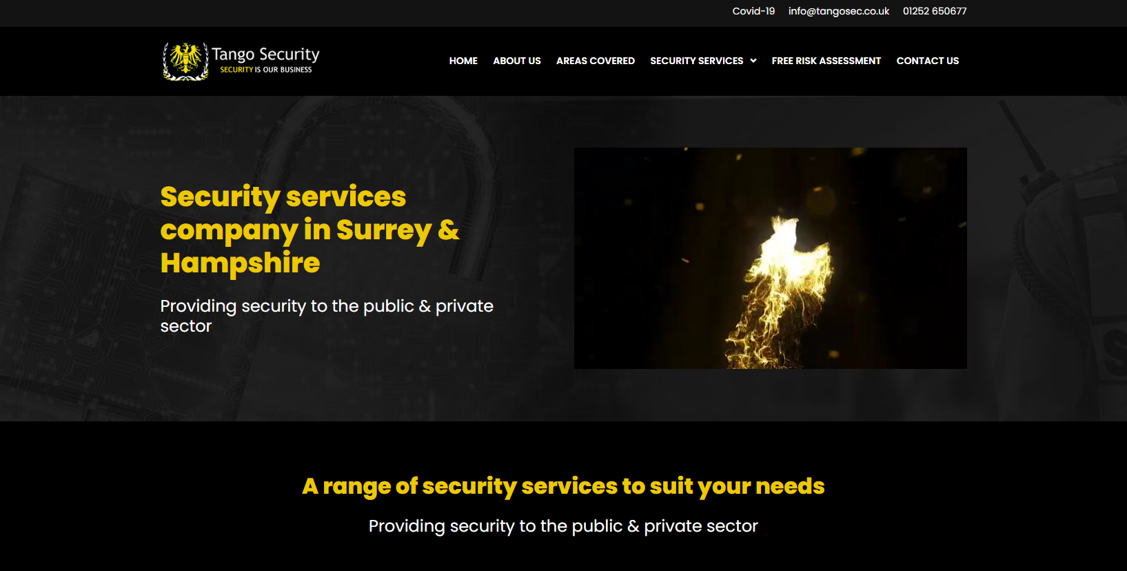 Tango Security Ltd Website