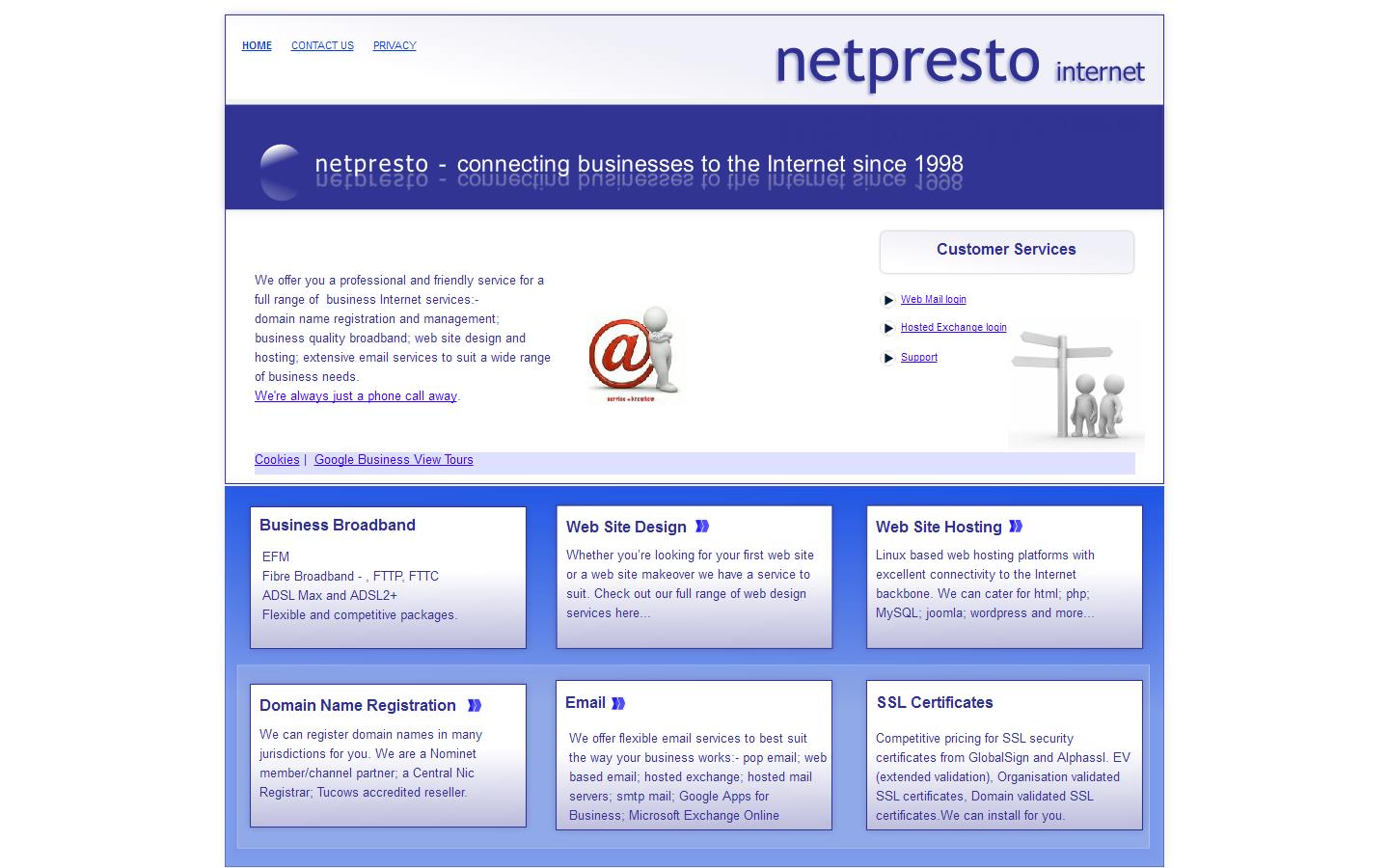 Netpresto Website