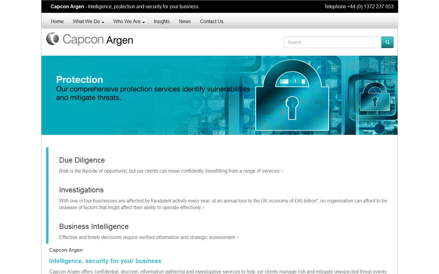 Capcon Argen Website
