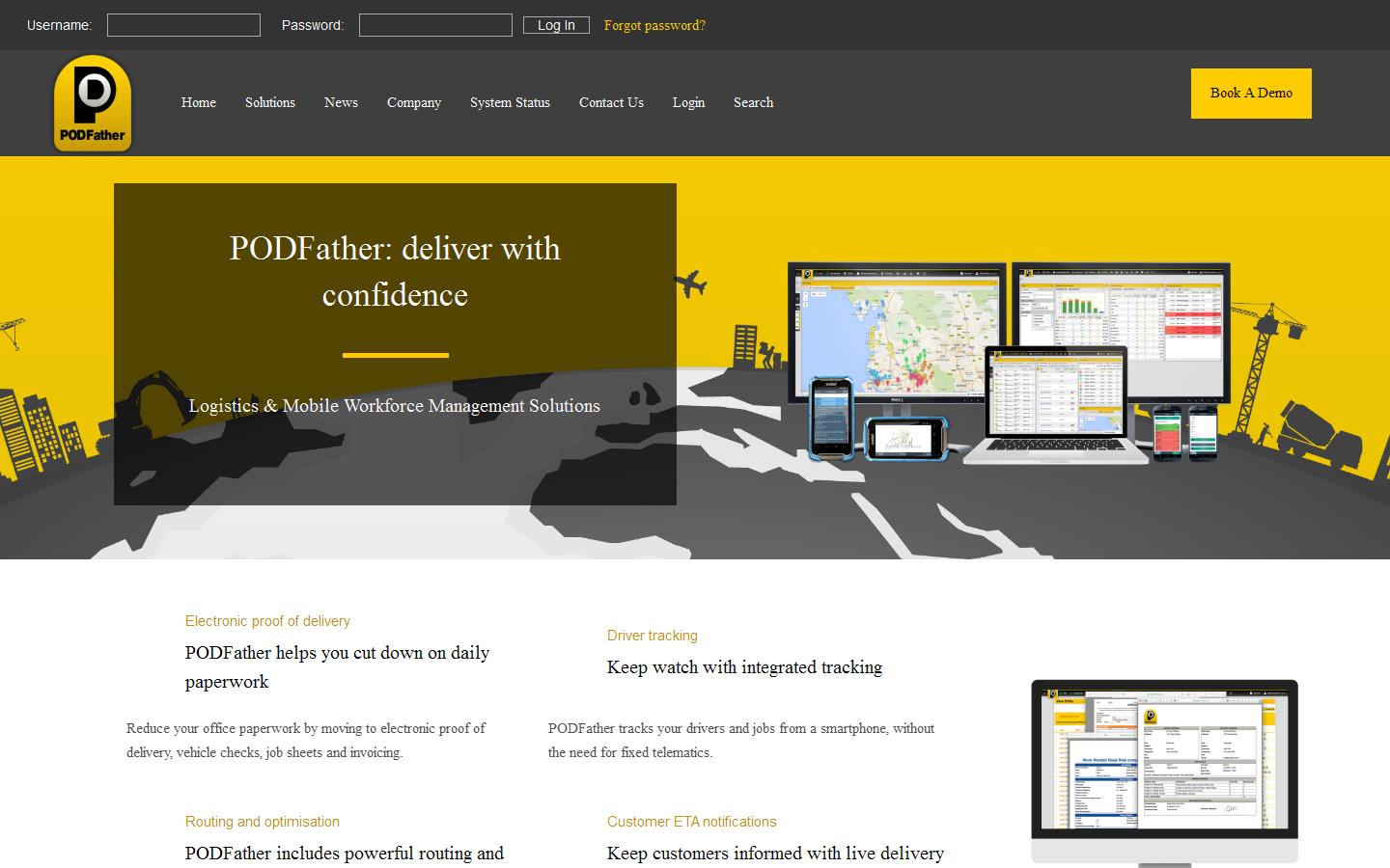 Podfather Ltd Website