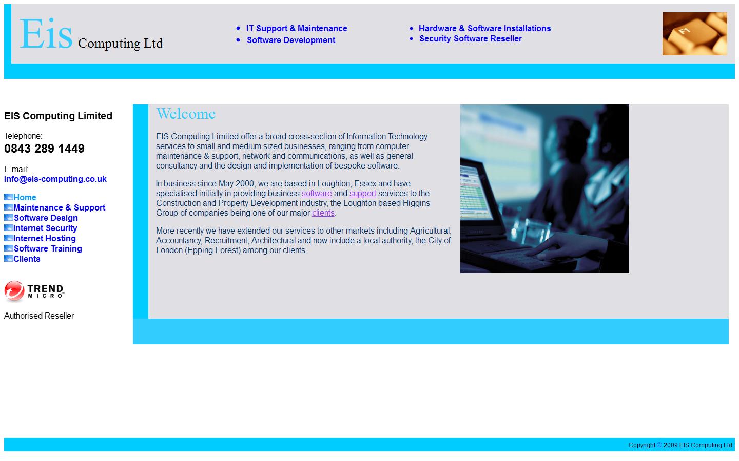 E I S Computing Website