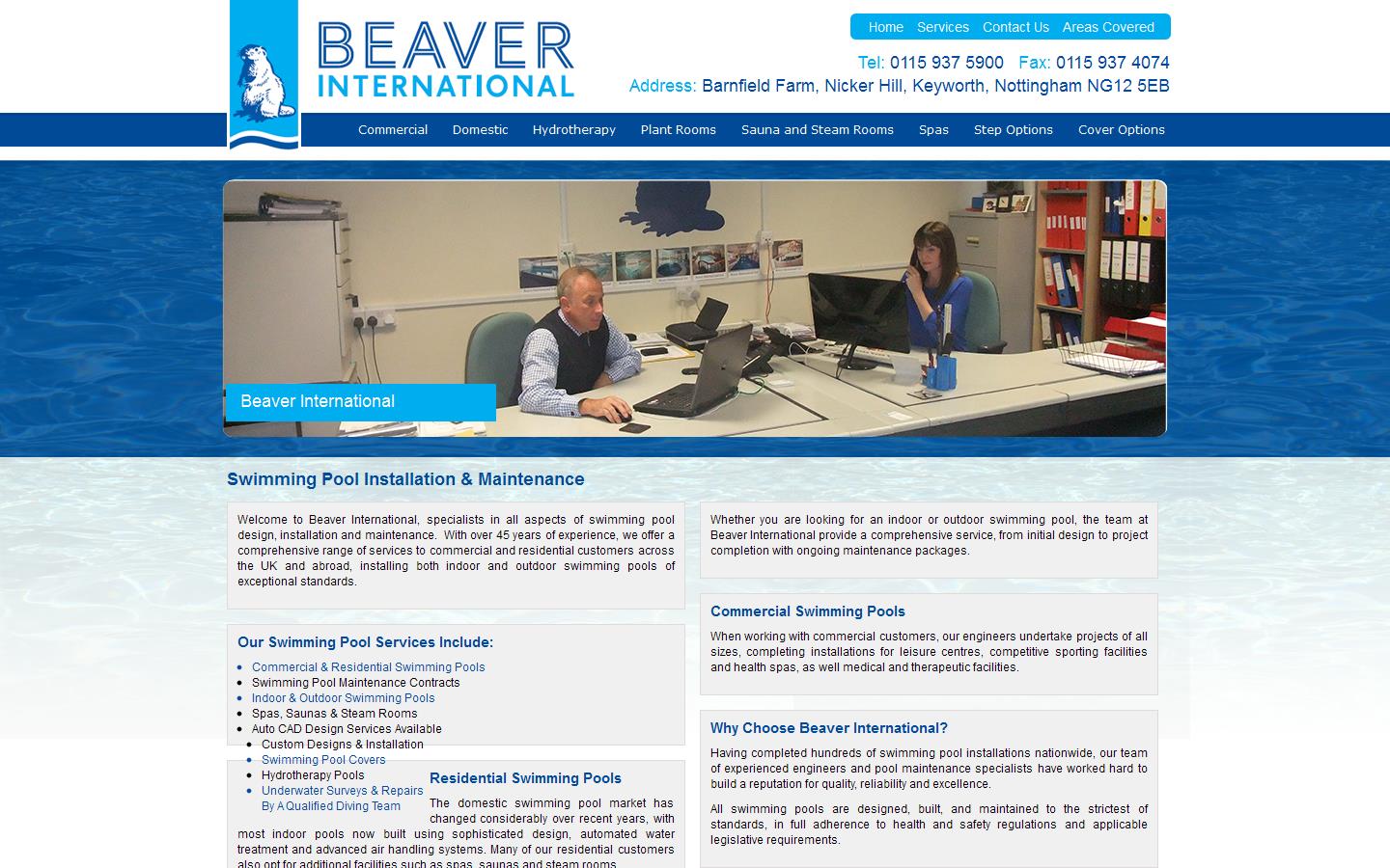 Beaver International Ltd Website