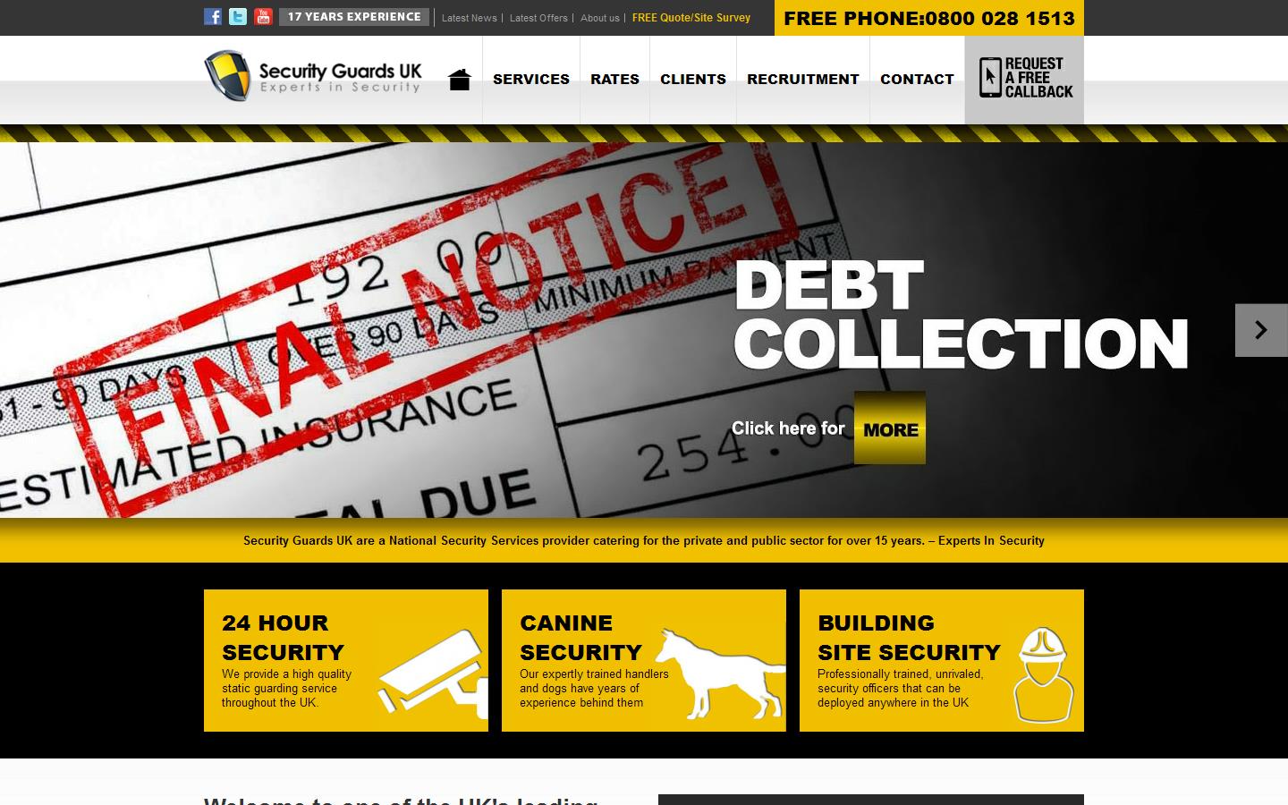 Security Guards UK Website