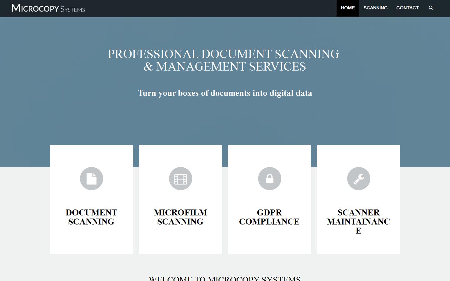 Microcopy Systems Website