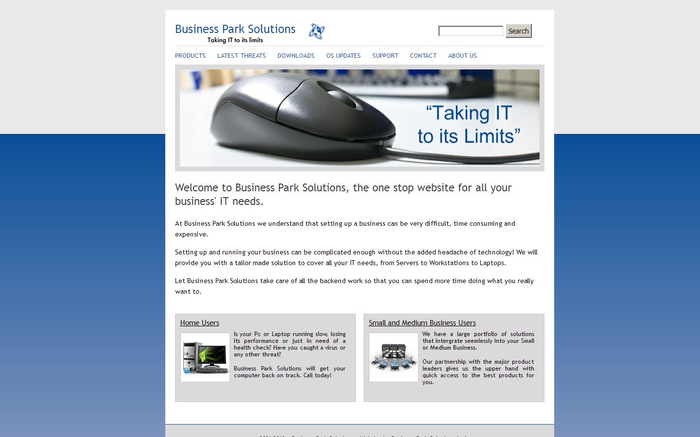 Business Park Solutions Website