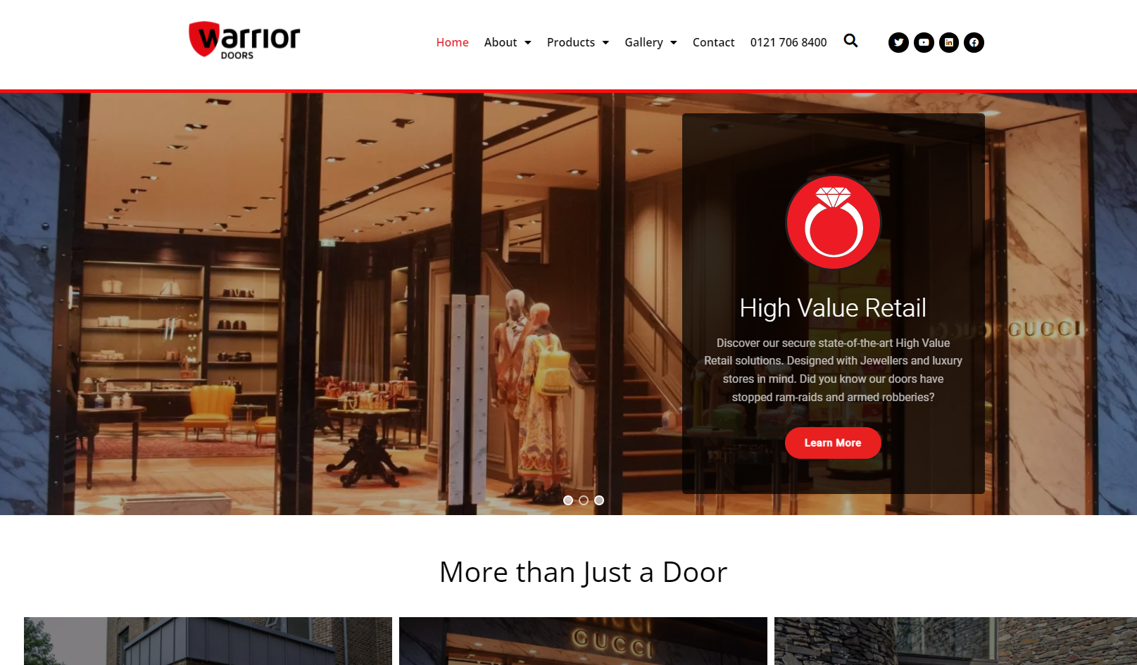 Warrior Doors Ltd Website