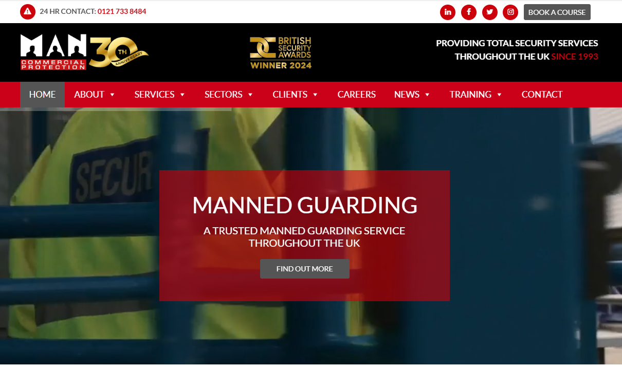 Man Commercial Protection Website