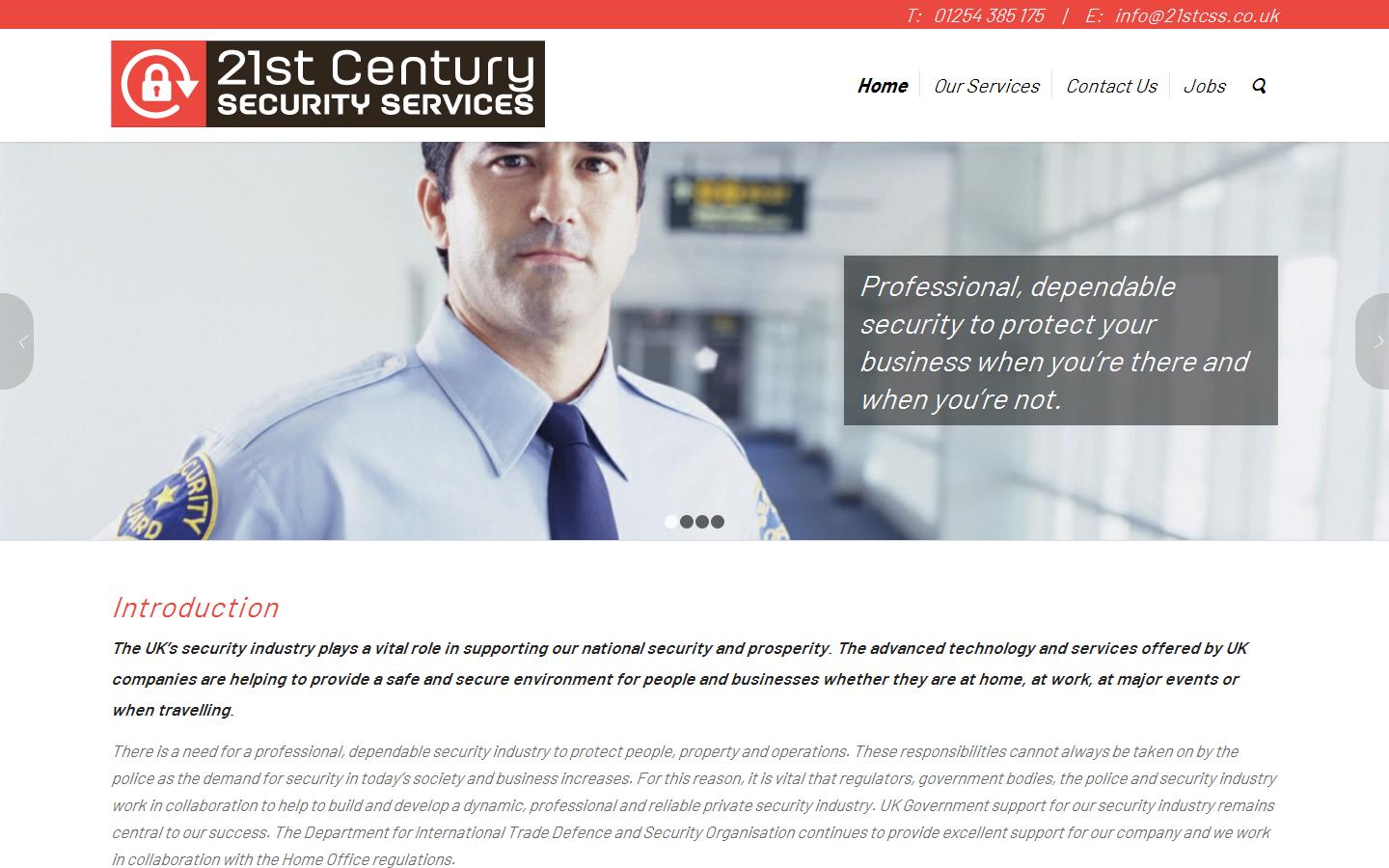 21st Century Security Services Ltd Website