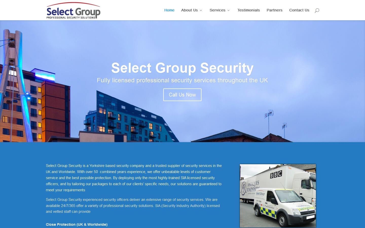 Select Group Security Website