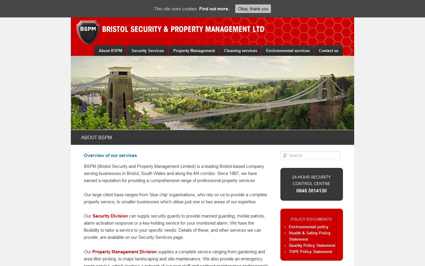 Bristol Security & Property Management Ltd Website