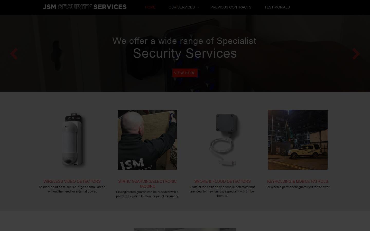 J S M Security Ltd Website