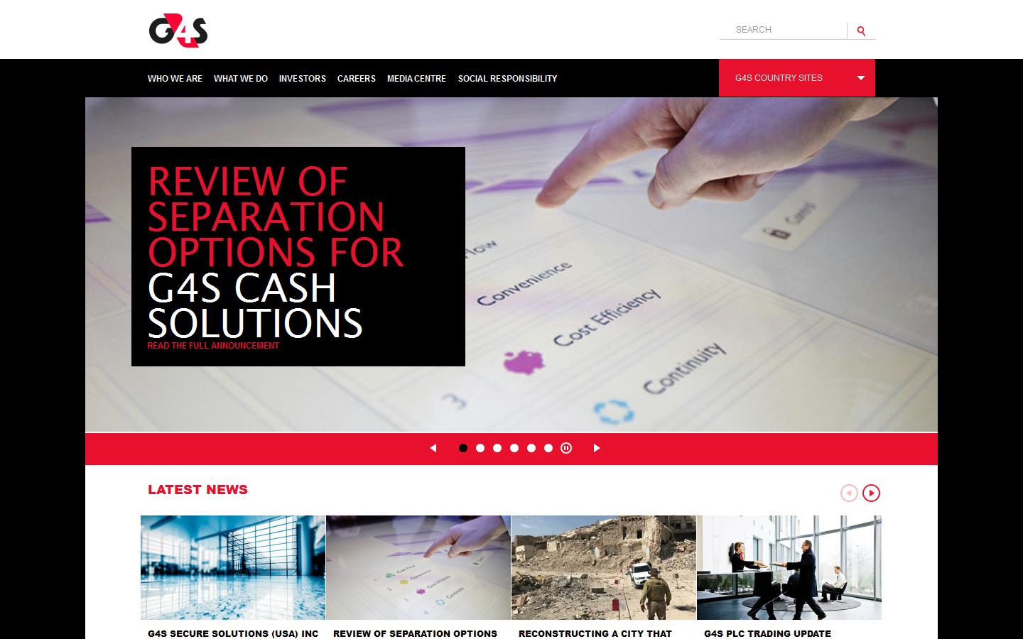 G4s Secure Solutions Isle of Man Ltd Website