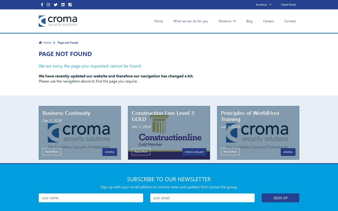 Vigilant Security Scotland Ltd Website