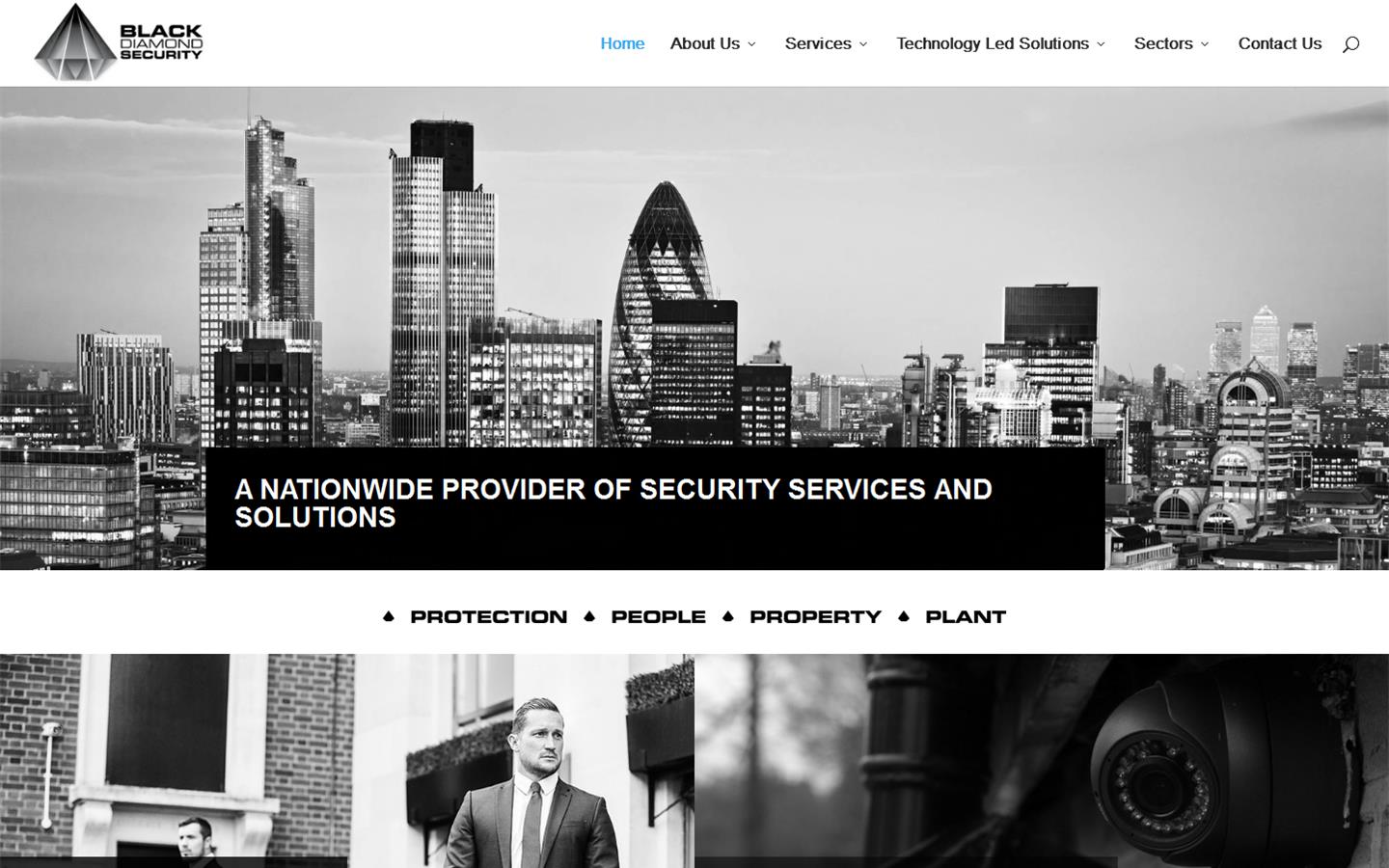 Black Diamond Security Website