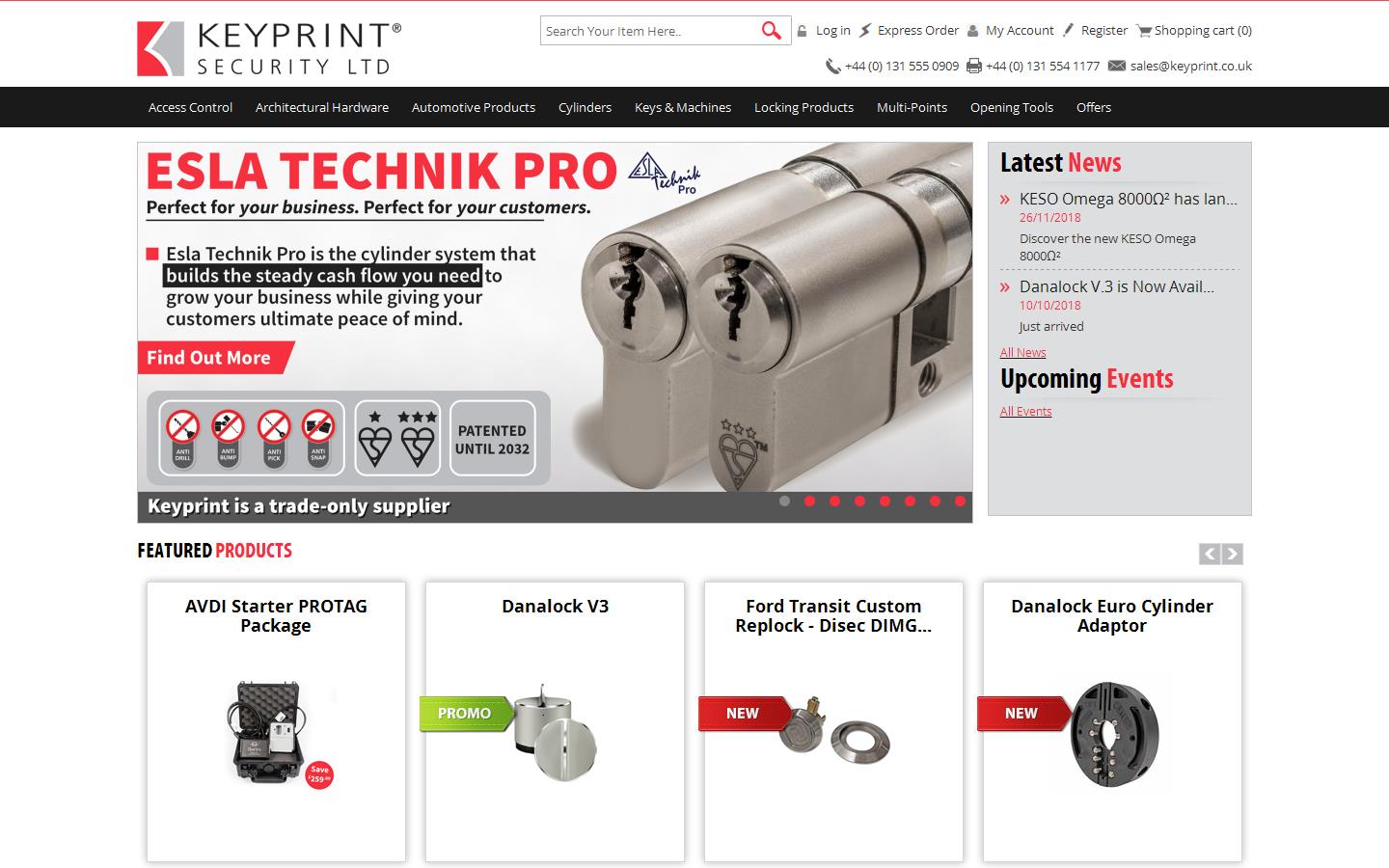 Keyprint Security Ltd Website