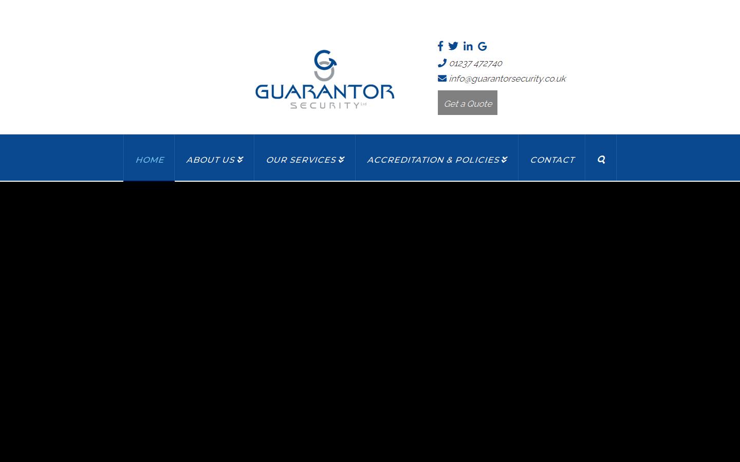 Guarantor Security Ltd Website