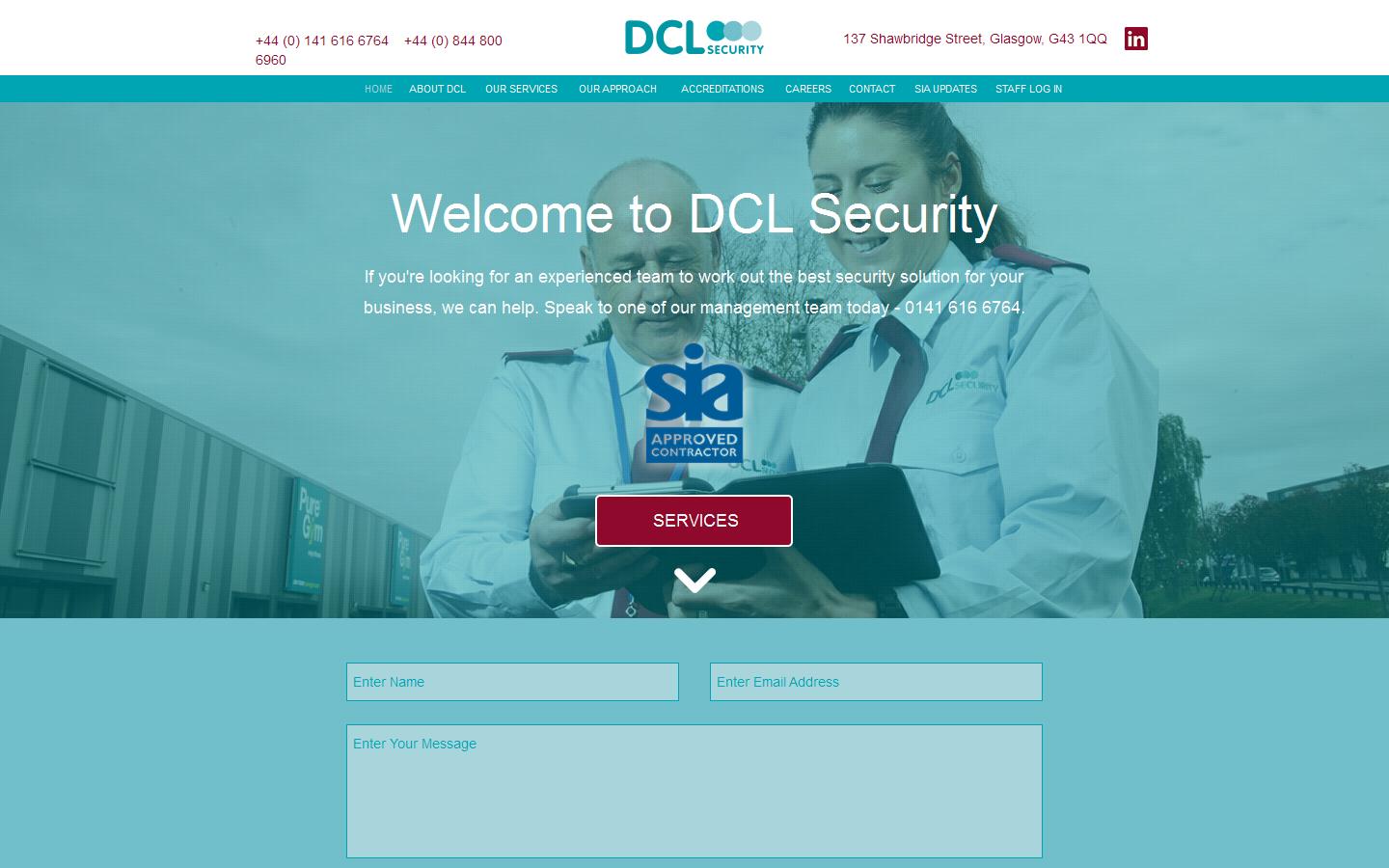DCL Security Int Ltd Website