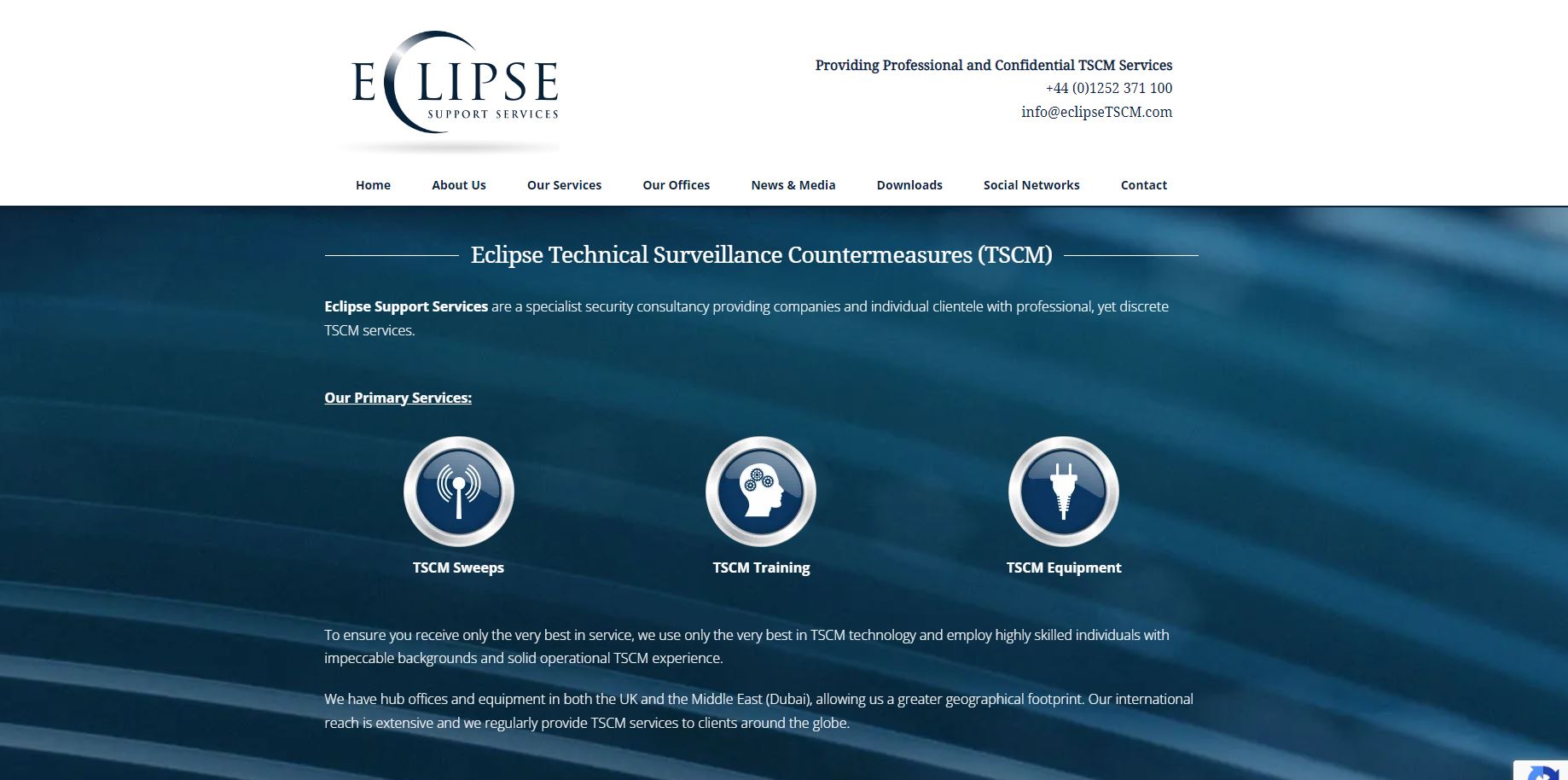 Eclipse Support Services Ltd Website