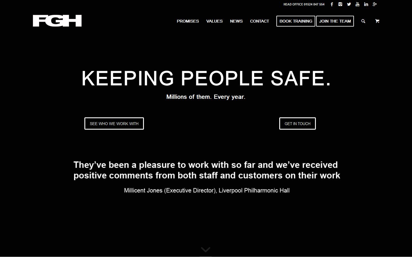 F G H Security Ltd Website