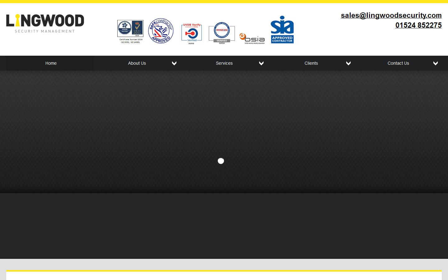 Lingwood Security Management Website