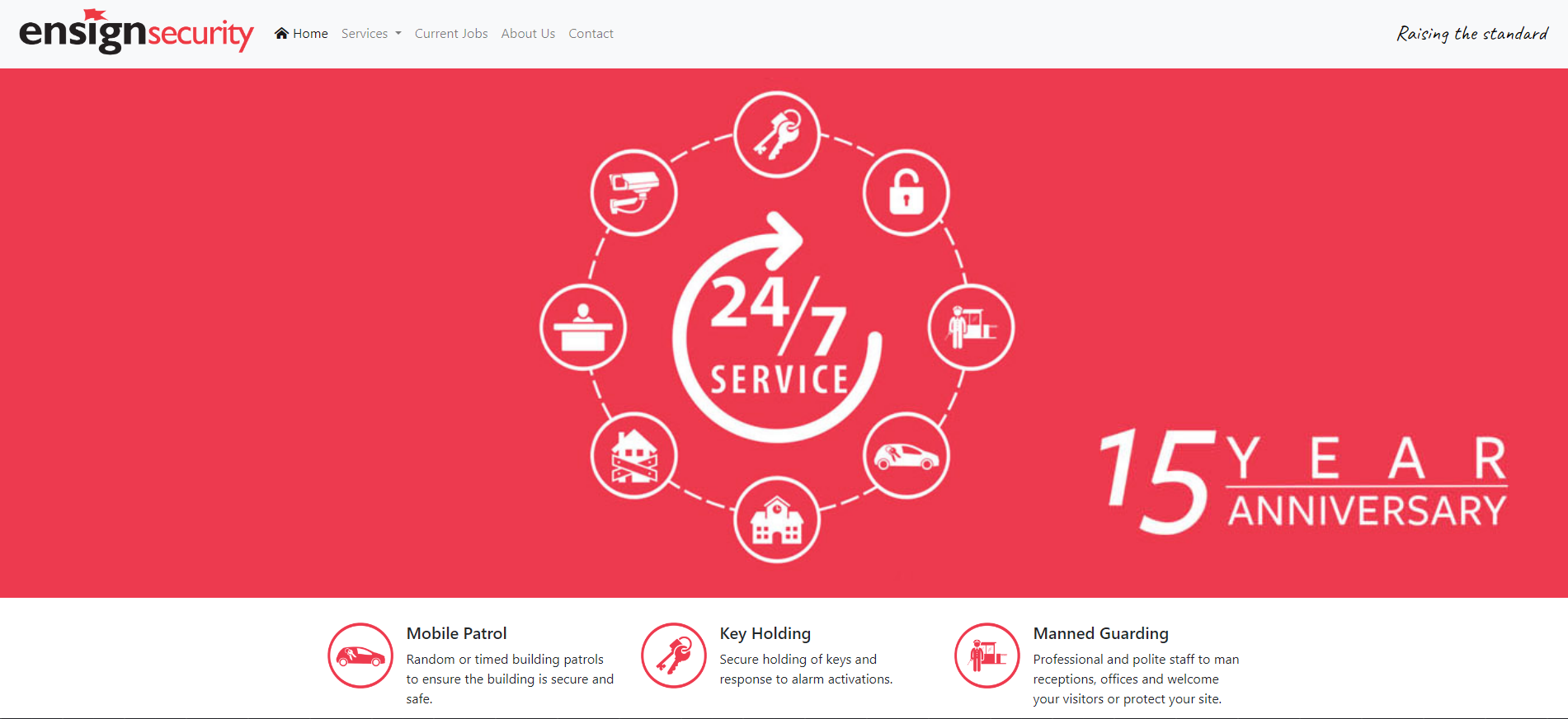 Ensign Security Website
